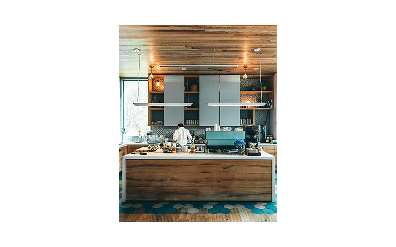 Restaurant Kitchen Panorama